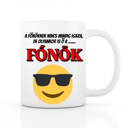 Főnök bögre 001