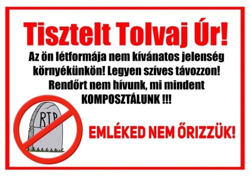 Tisztelt Tolvaj Úr! TÁBLA 01